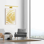 Kinkiet PINTO GOLD 12W LED 50cm | Złoty