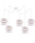  Lampa do pokoju dziecięcego typu pająk, kolorowe abażury