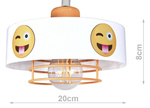 Lampa ścienna do pokoju chłopca i dziewczynki regulowana Smile 1xE27 led