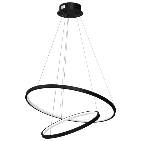 Lampa wisząca ROTONDA , czarna, 51W LED, barwa neutralna 4000K, ML7942