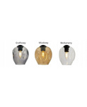 Industrialna lampa sufitowa w stylu Loft  szklane klosze 