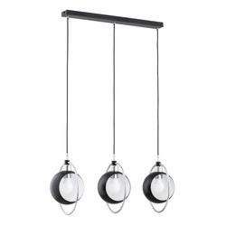 Lampa wisząca ALFA OLIMPIA CZARNA 3xE27 90cm | 62318
