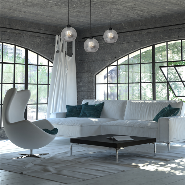 Nowoczesna lampa wisząca listwa SOFIA SMOKED MLP65800
