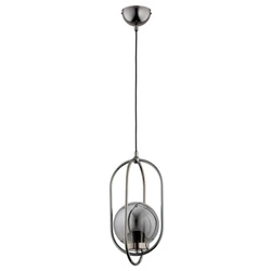 Lampa wisząca ALFA BINAR CHROM 1xE14 19cm | 61255