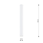 TECNO 1XL WHITE oprawa oświetleniowa