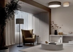 Lampa podłogowa LAGO E27 wys.163cm szer.46cm kabel200cm | Szary 11676