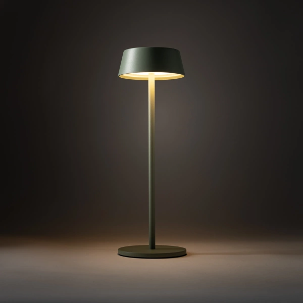 Lampa przenośna AMY LED 2W 3000K 170lm wys.32.5cm szer.10.8 IP54 ściemniacz włącznik | Zielony 11535