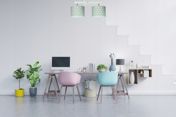 Lampa sufitowa do pokoju dziecięcego Gwiazdki Listwa 2xE27 Led 