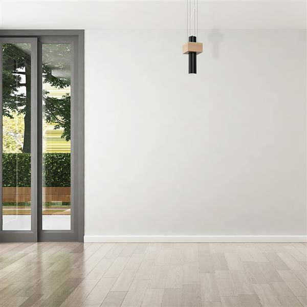 Nowoczesna lampa wisząca WEST BLACK 1xGU10 MLP5509