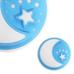 Lampka nocna do pokoju dziecięcego niebieska NOTE BLUE 40W