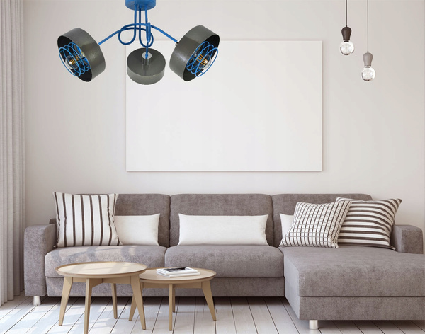 Lampa do pokoju młodzieżowego Edison Koszyk Loft