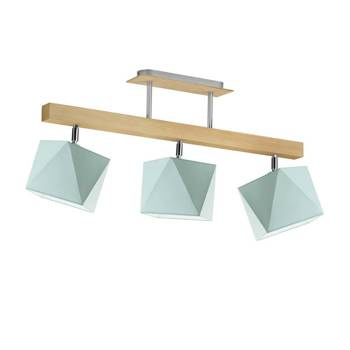 Lampa  sufitowa do pokoju dziecięcego miętowe abażury Zaczarowany Diamencik