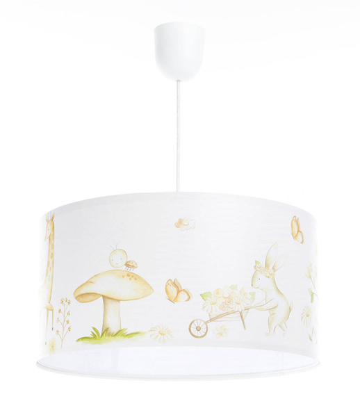 Lampa sufitowa do pokoju dziecka w stylu Boho Leśni Przyjaciele 30 cm