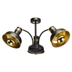 Lampa sufitowa MARGO BLACK/GOLD 3xE27