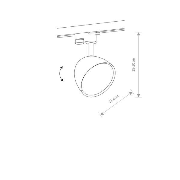 Lampa sufitowa PROFILE VESPA WHITE