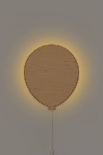 Lampka nocna do pokoju dziecięcego Balonik Naturalny