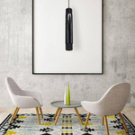 Nowoczesna lampa wisząca MARBLE BLACK 1xGU10 ML6339