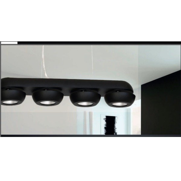 Lampa wisząca FLARE IV LED, szer 53 cm
