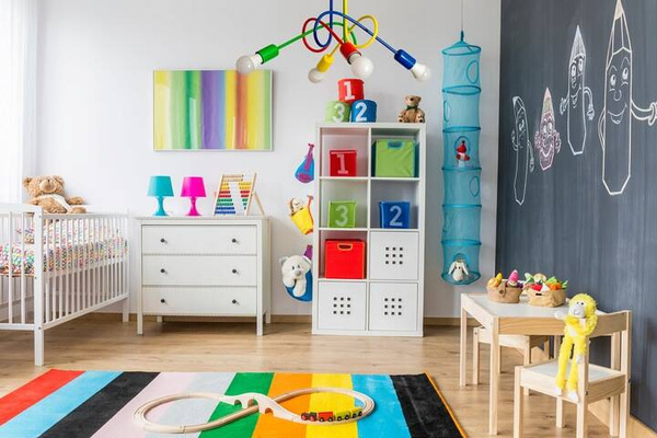 Lampa sufitowa do pokoju dziecięcego kolorowa Mondo 4 Loft 