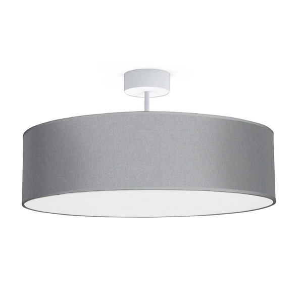 Lampa wisząca plafon VIOLET GRAY wys. 28cm | szary