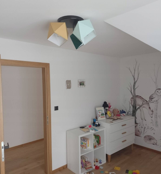 Lampa sufitowa do pokoju dziecięcego kolorowa Minorka