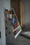 Biblioteczka do pokoju dziecięcego montessori MAXI biała