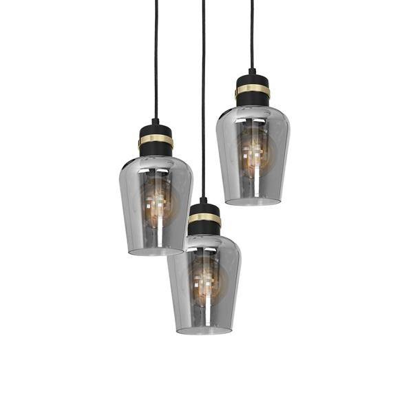 Lampa wisząca koło RICHMOND BLACK / GOLD MLP6541