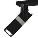 Nowoczesna lampa sufitowa VIDAR BLACK/CHROME 3xGU10 MLP6286