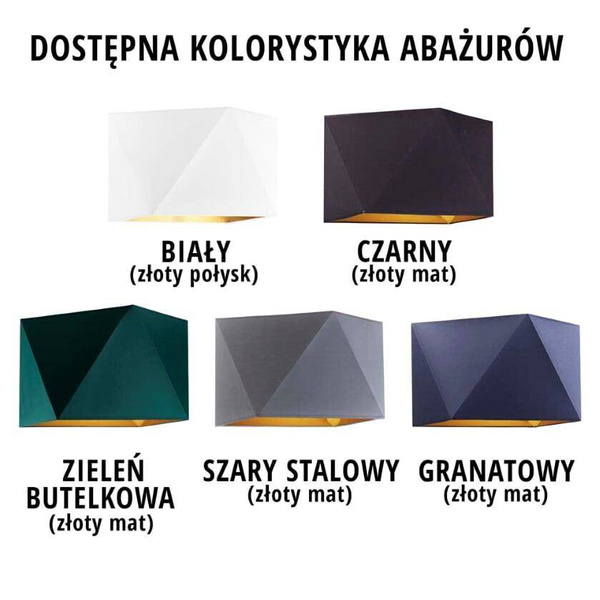 Designerska lampa podłogowa OSAKA GOLD