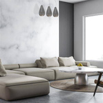 Lampa wisząca listwa kropla PETRA chrom ML5481