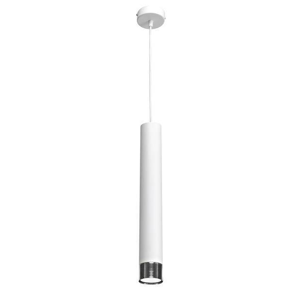Nowoczesna lampa wisząca DANI WHITE/CHROME 1xGU10 MLP6227