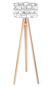 Lampa dziecięca podłogowa Wesołe Kotki