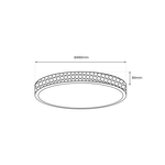 Plafoniera SHINY CLEAR 34W Ø490 mm