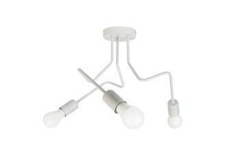 Lampa sufitowa do pokoju dziecka szara w stylu loft Luna 3