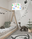 Lampa sufitowa do pokoju dziecięcego Dinozaury 3 punktowa 