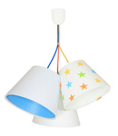 Lampa sufitowa do pokoju dziecka w gwiazdki nowoczesna 3xE27