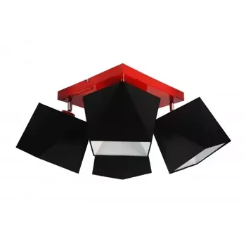 Lampa sufitowa do pokoju młodzieżowego 4-punktowa Diament 4xE27 Led