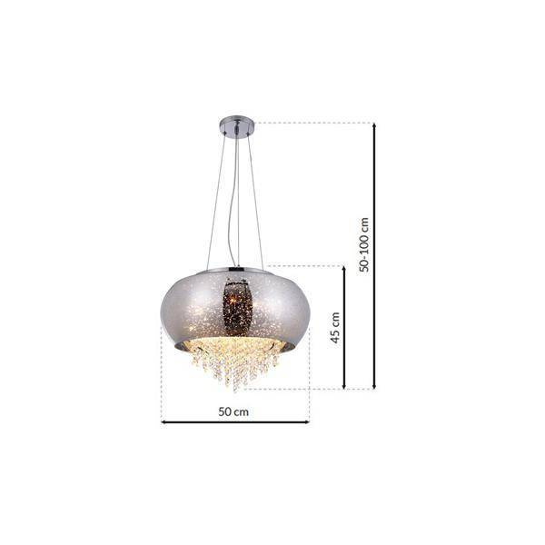 Nowoczesna lampa wisząca STARLIGHT CHROME ML3790