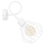 Biały kinkiet do pokoju chłopca i dziewczynki Edison Loft