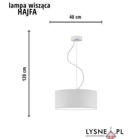 Lampa wisząca do pokoju dziecięcego Hajfa fi 40 cm 3xE27 