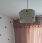 Lampa wisząca do pokoju dziewczynki w stylu Boho Kwiatki 30 cm