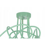 Lampa sufitowa do pokoju dziecka zielona Magiczny Zawijas 5xE27 Led 