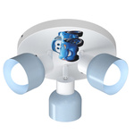 Lampa sufitowa do pokoju chłopca Autka 3xE27