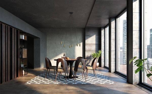 Lampa wisząca nad stół IMBRIA GOLD VI 6x GU10 10W | mosiądz