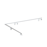 Lampa punktowa listwa natynkowa narożna MONO VIII dł. 2x 200cm GU10 | biały