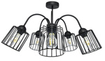 LAMPA SUFITOWA ARCANA 5 CZARNA TUBA