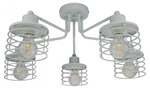 Lampa w stylu loft szara Koszyk 5
