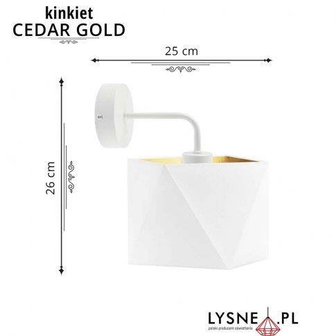 Kinkiet CEDAR GOLD