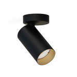 Lampa natynkowa sufitowa MONO I BLACK GOLD 10W GU10 | czarny złoty
