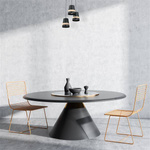 Nowoczesna lampa wisząca koło VENEZIA BLACK 3xE27 MLP5454